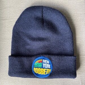 New York Robbery Beanie Blue NYC Hip Hop Streetwear
